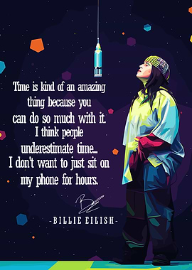 Billie Eilish Quote Art