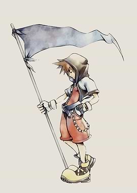 Sora with Flag