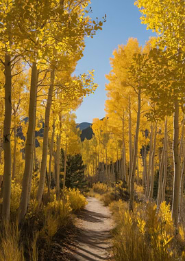 Aspen Forest Path