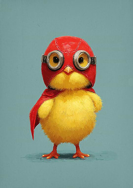 Superhero Chick Portrait