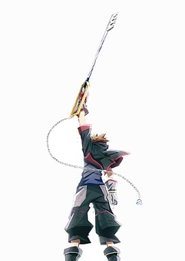Kingdom Hearts Sora Keyblade Pose