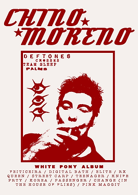 Chino Moreno White Pony Album Art