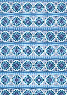 Blue Floral Pattern