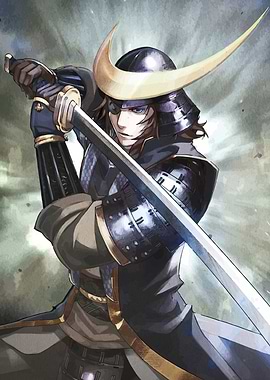 Samurai Warrior with Sword