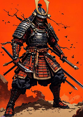 Samurai Warrior in Full Armor
