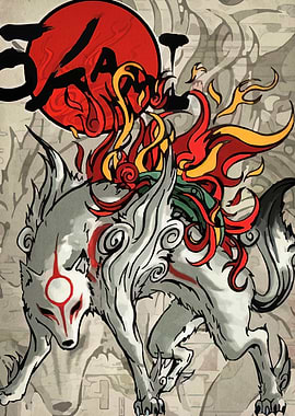 Okami Amaterasu Illustration