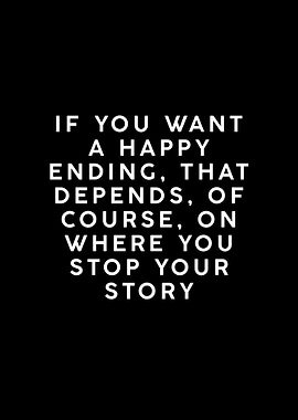 Happy Ending Story Quote