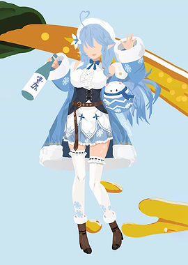 Hololive Lamy Minimalist Art