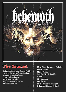 Behemoth - The Satanist Album Art