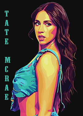 Tate McRae Pop Art Portrait