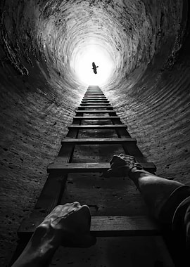 Climbing Ladder to Freedom