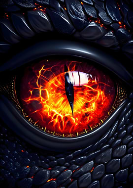 Dragon Eye Close-Up
