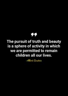 Einstein Quote: Pursuit of Truth