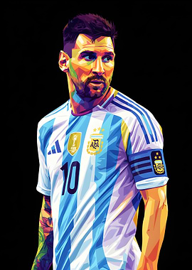 Argentina Jersey Pop Art