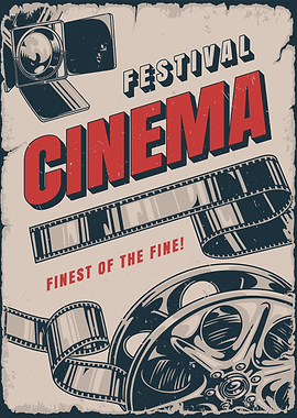 Vintage Cinema Festival Poster
