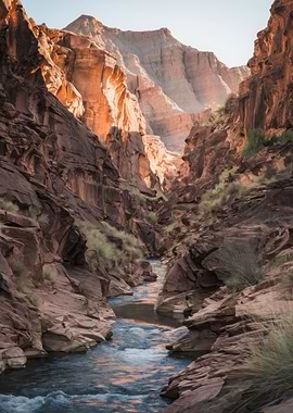 Canyon River Landscape