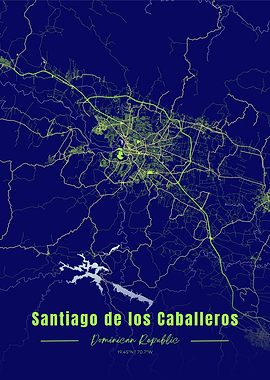 Santiago de los Caballeros Map