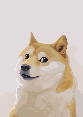 Doge Meme Portrait