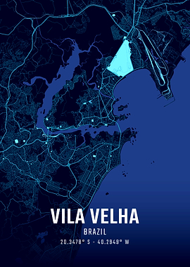 Vila Velha Midnight City Map