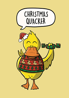 Christmas Quacker Duck