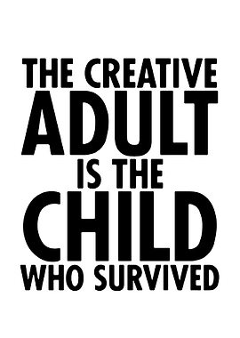 The Creative Adult Typography Art