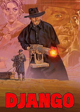 Django Movie Poster Art