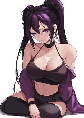 Purple Anime Girl