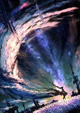 Cosmic Girl Stargazing