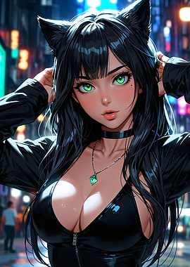 Sexy Anime Catgirl