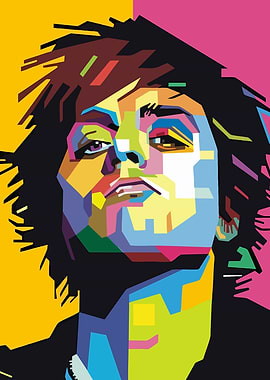 Billie Joe Armstrong Pop Art Portrait