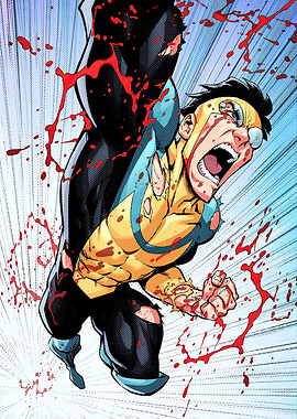 Invincible Comic Book Fight Scene