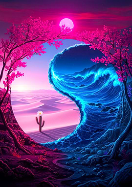 Desert Wave Dreamscape