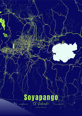 Soyapango, El Salvador Map