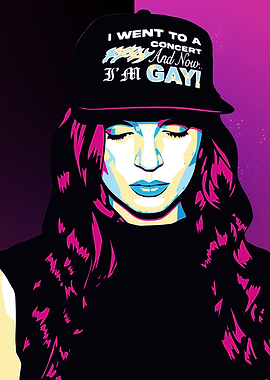 Poppy Pop Art Portrait