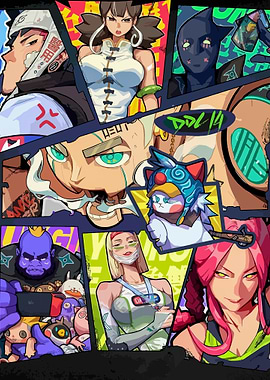 Dynamic Character Collage