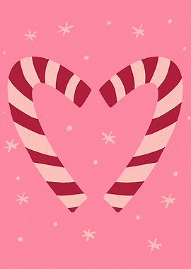 Candy Cane Heart