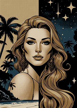 Tropical Beauty Portrait