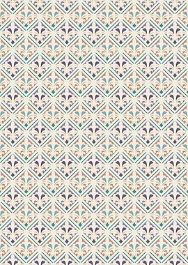 Floral Diamond Pattern