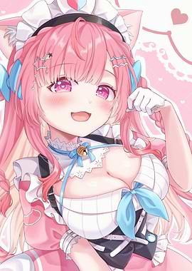 Anime Girl in Maid Outfit