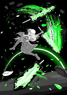 Warrior with Giant Swords and Magic Expedition