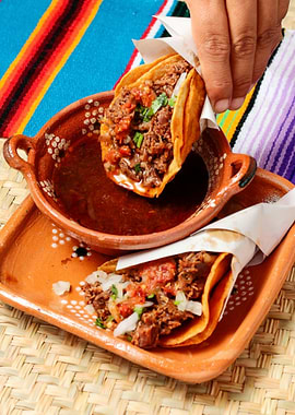 Delicious Birria Tacos with Consommé