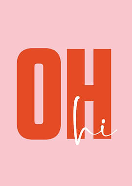 Oh hi text art