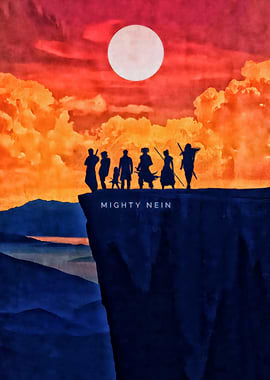 Mighty Nein Silhouette Cliffside