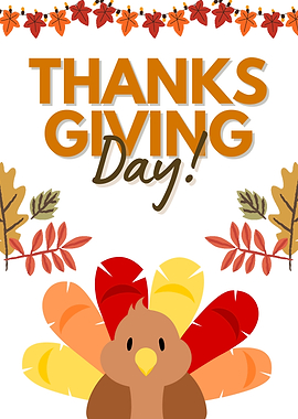Thanksgiving Day Turkey Illustration