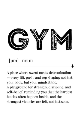 Gym Definition Art