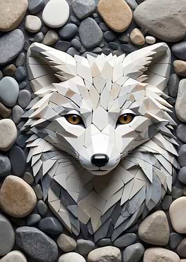 Stone Fox Mosaic