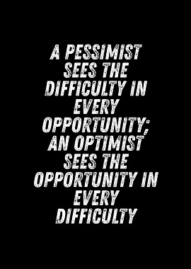Optimist vs Pessimist Quote