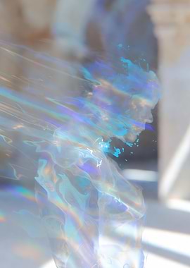 Ethereal Figure in Light and Color