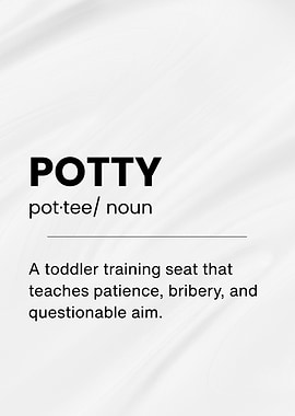 Potty Funny Definition