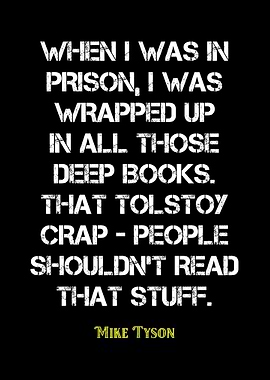 Mike Tyson Quote on Tolstoy